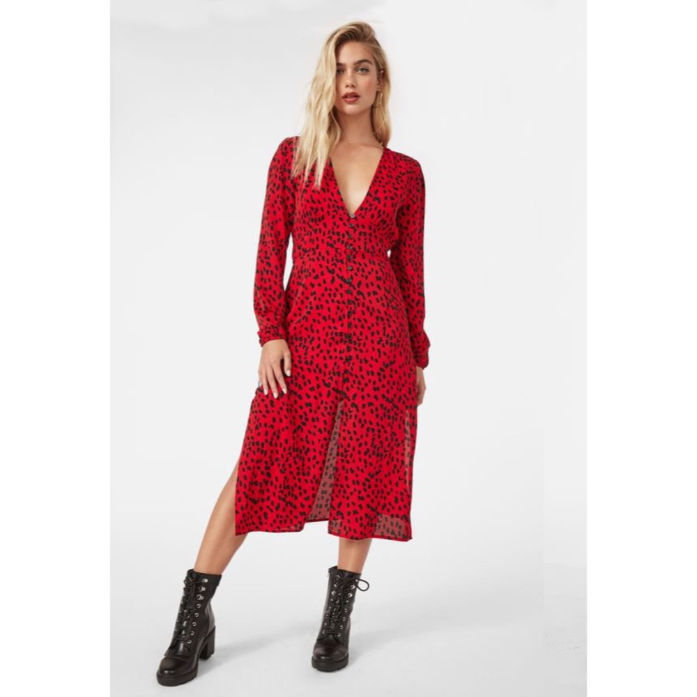 Midi Shirt Dress 🐆